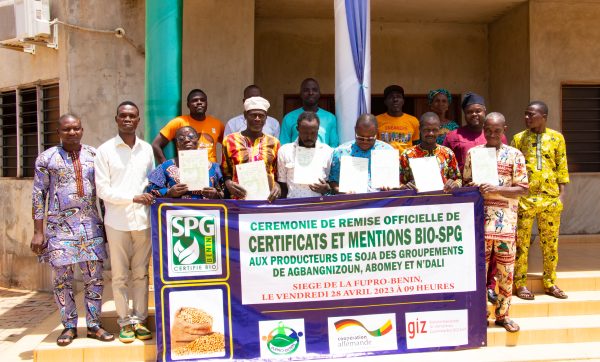 La production agricole du soja bio est désormais certifiée SPG : Une reconnaissance bien méritée.